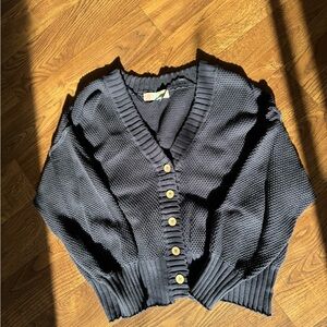 FP Movement by Free People Navy Hallee Cardigan Set